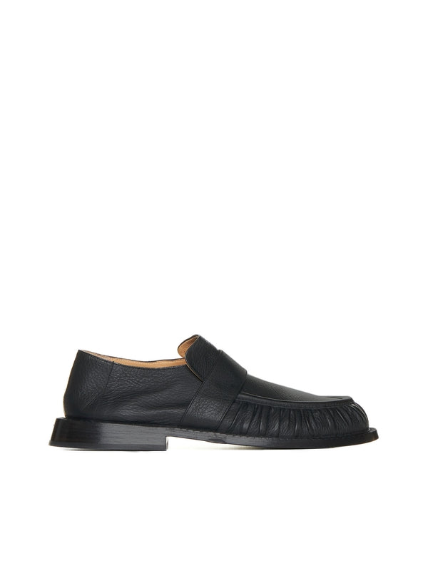 Black Leather Loafers