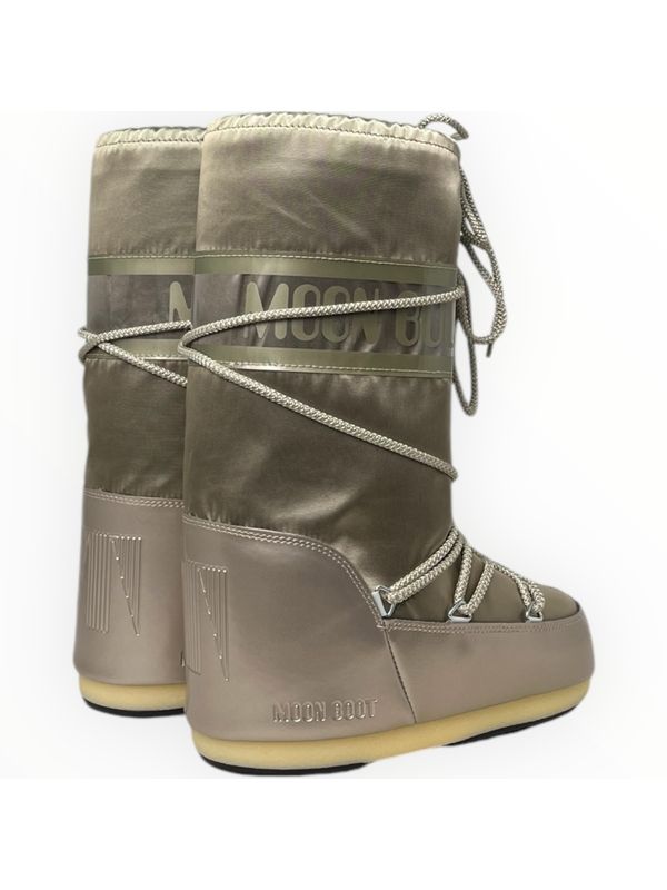 Moon Boot Gold Middle Boots