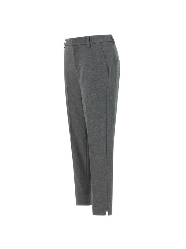 Gray Wool Blend Pants