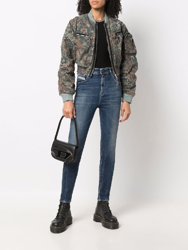 DIESEL - 1dr Logo-Embellished Leather
  Shoulder Bag - Jente