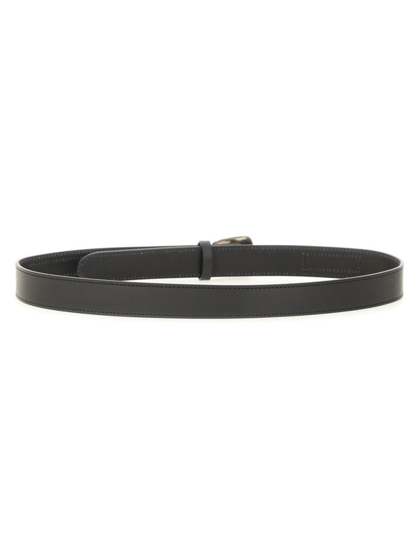 Minimal Western Detail Leather Belt