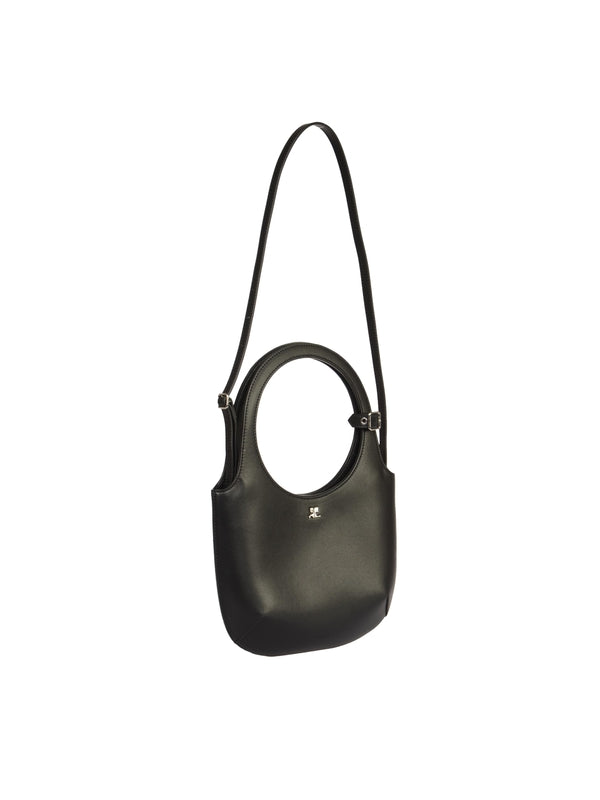 HOLLY Logo Leather Tote Bag