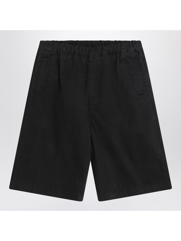 Wide-leg Bermuda Shorts