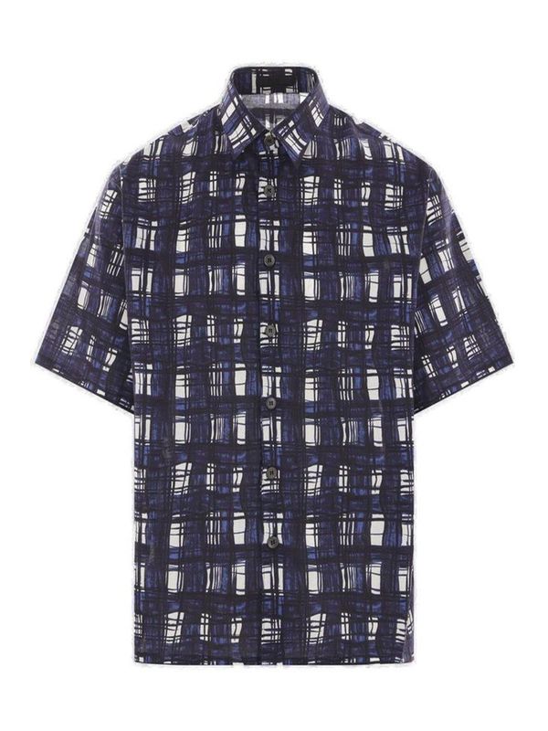 Back Triangle Logo Pattern
  Printing Short Sleeve Shirt