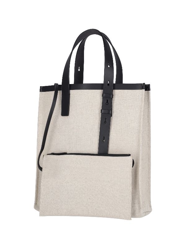 FERRAGAMO - Signature Canvas Logo Tote Bag - Jente