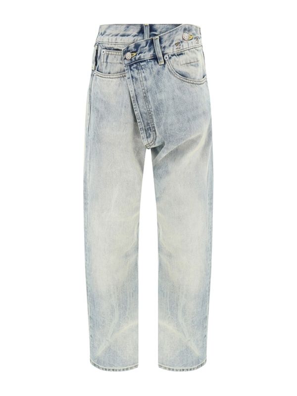 Crossover Denim Pants