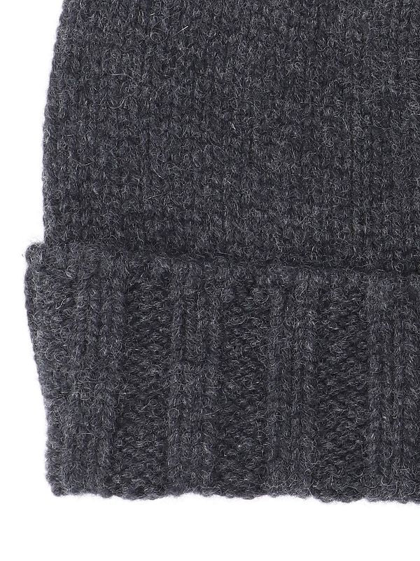 Drumohr - Ribbed Cashmere Beanie - Jente