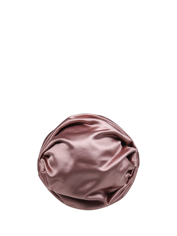 V Metal Logo Silk Turban