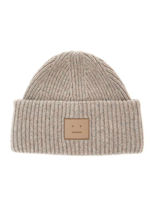 Acne Studios Beige Beanies
