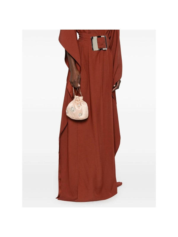 Selene Rhinestone Decoration
  Bucket Bag