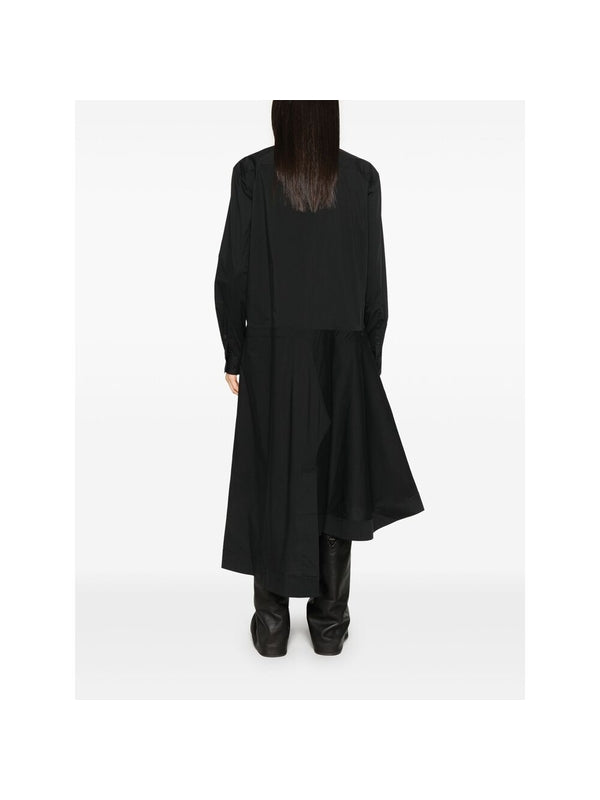 Asymmetric Cotton Blend Shirt
  Dress
