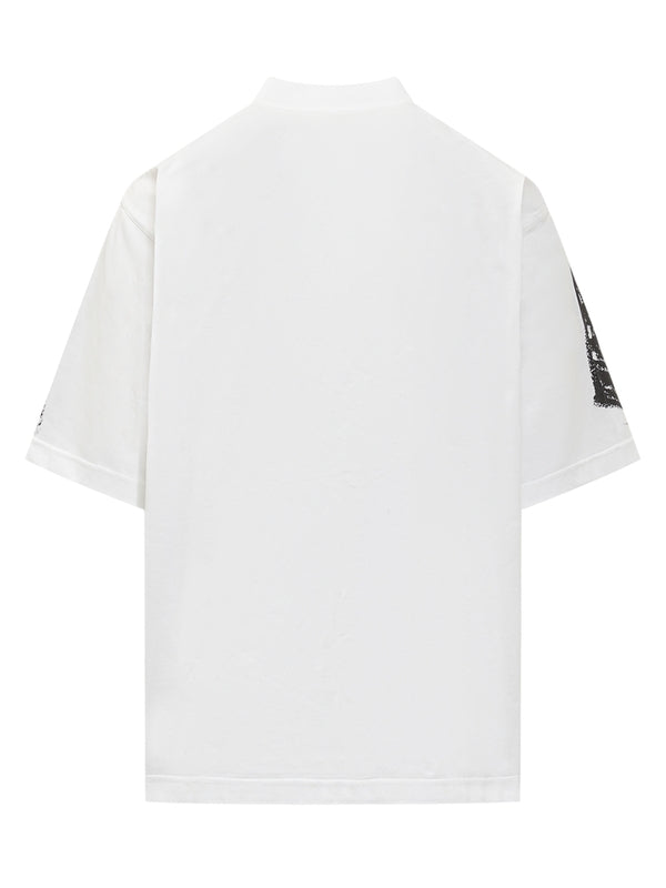 Allover Printed Short Sleeve T-Shirt