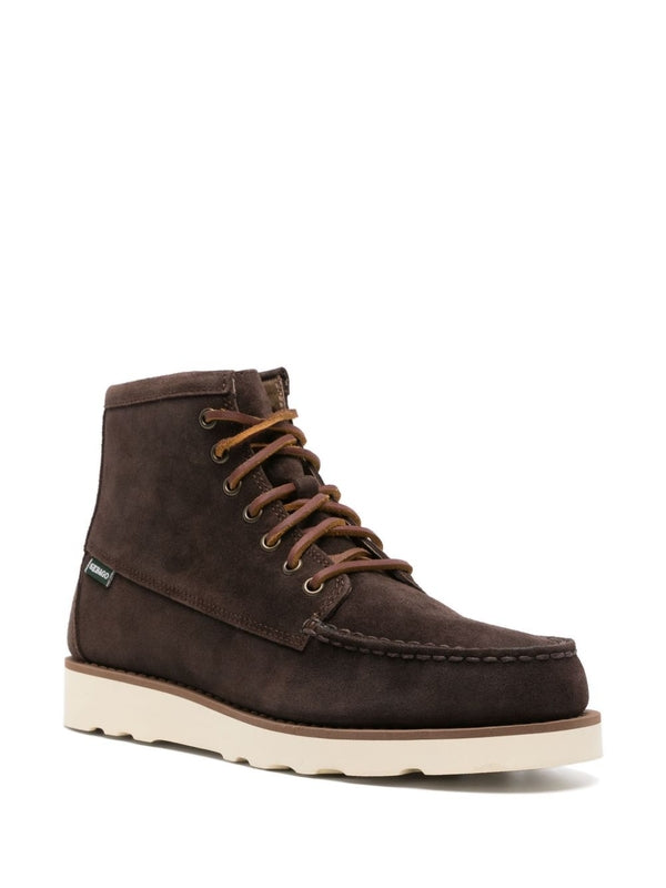 Sebago Brown Lace-Up Boots