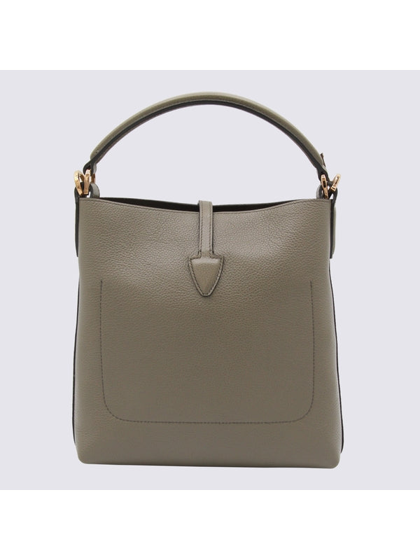 Tod'S Grey Tote Bags