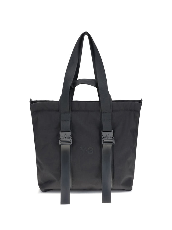 Y-3 Black Tote Bags