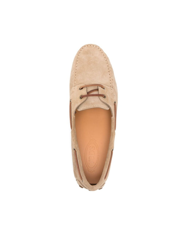 Pebbletab Lace-Up Suede
  Driving Shoes