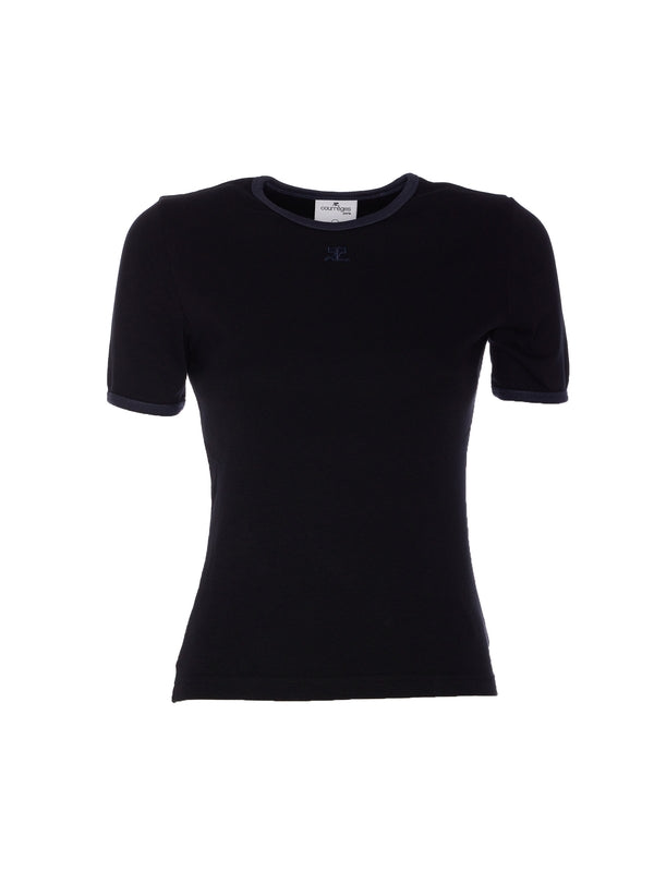 Chest Logo Detail Cotton Short-Sleeve T-Shirt