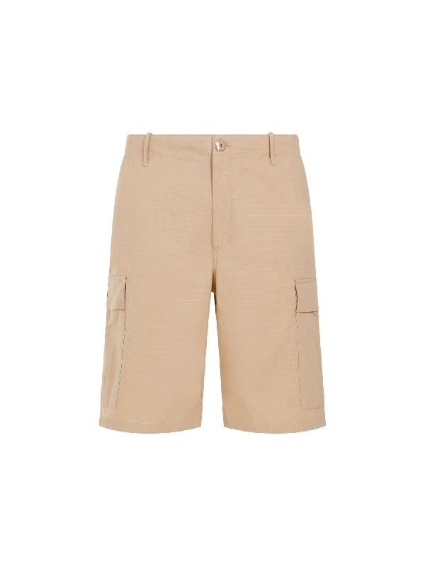 Mid Rise Ripstop Cargo Shorts
