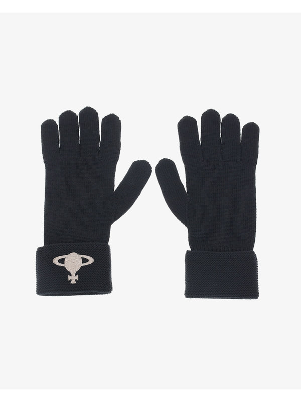 Vivienne Westwood Black Wool Gloves