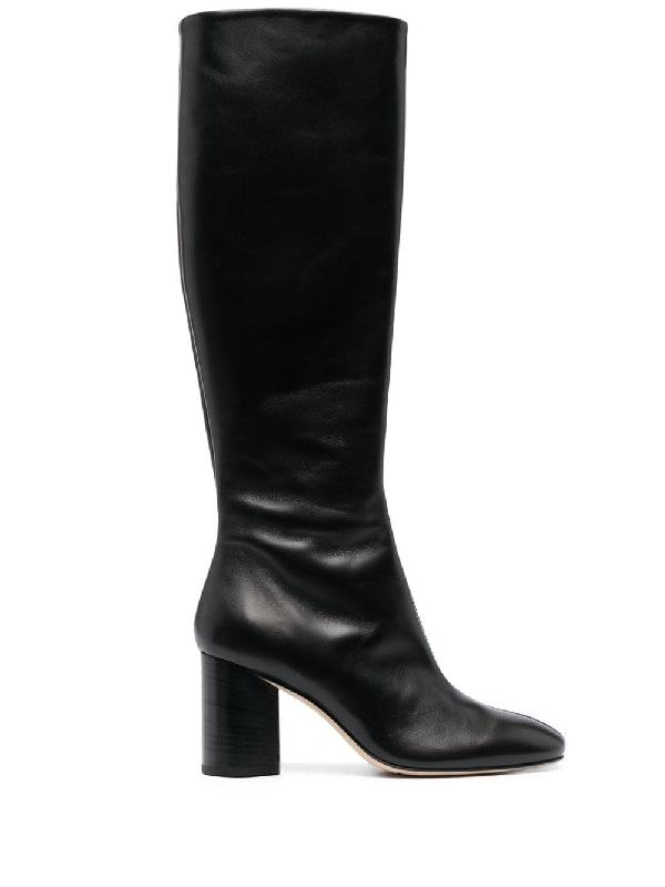 Ariana 75 Calfskin Boots Heel