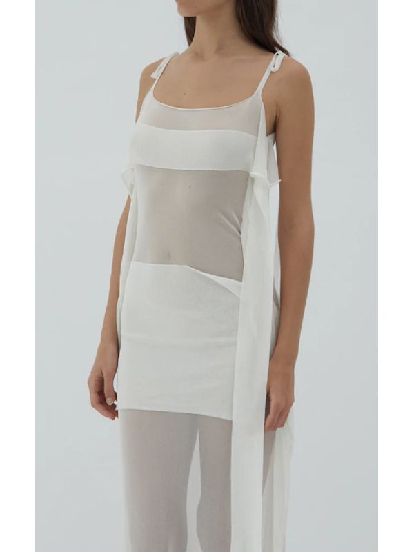 ZANIC Sheer Sleeveless Dress