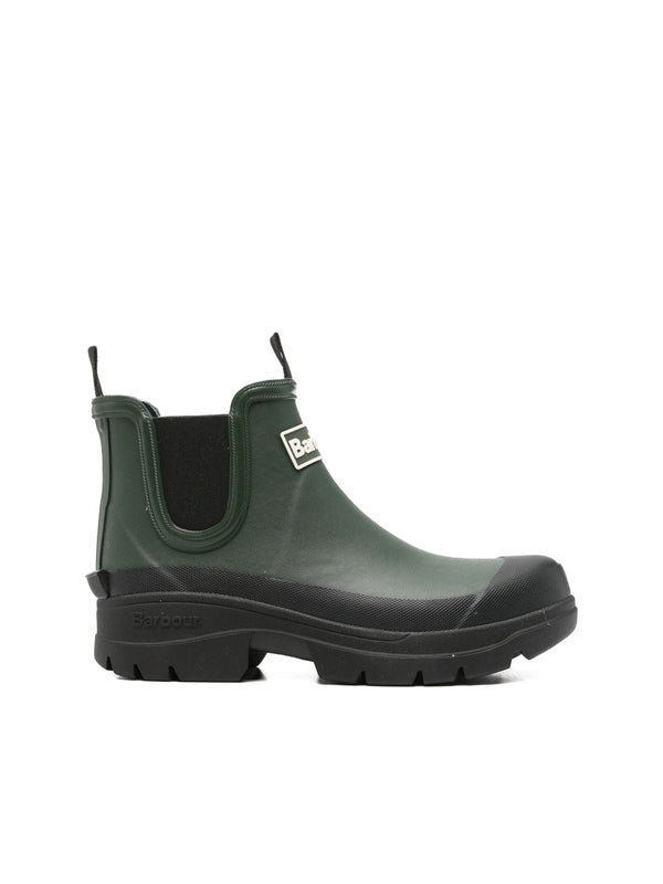 Barbour Green Ankle Boots