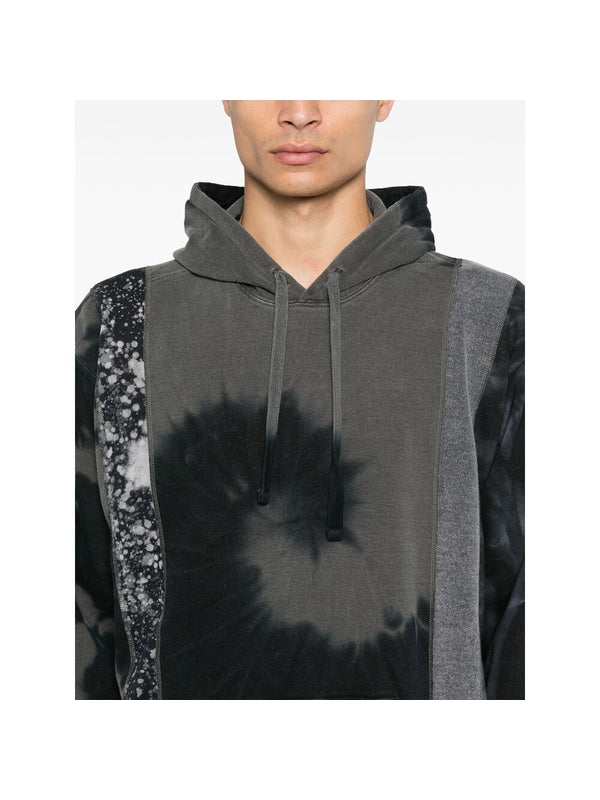 Printing Panel Cotton Blend Hoodie