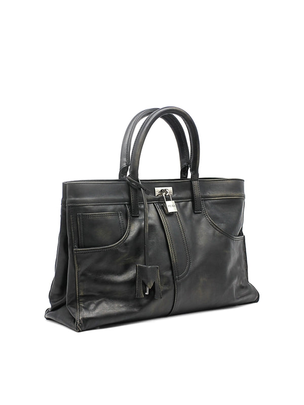 NINA Leather Tote Bag