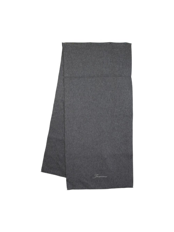 Jacquemus Grey Wool Mufflers