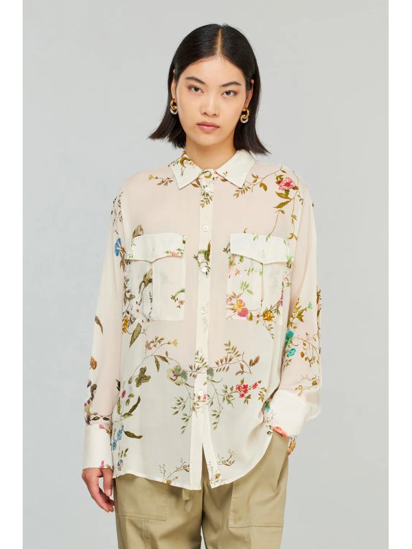 Tiffany Flower
  Printing Shirt