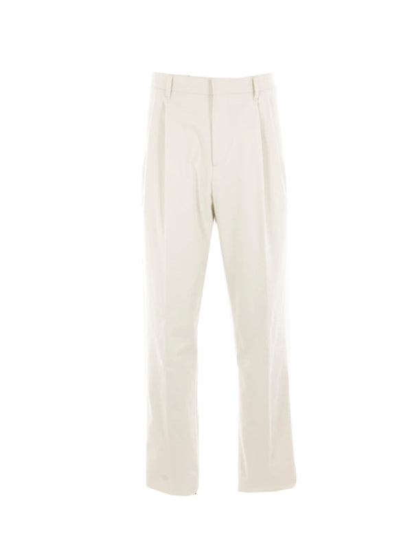 Cotton Stretch Tailored Pants