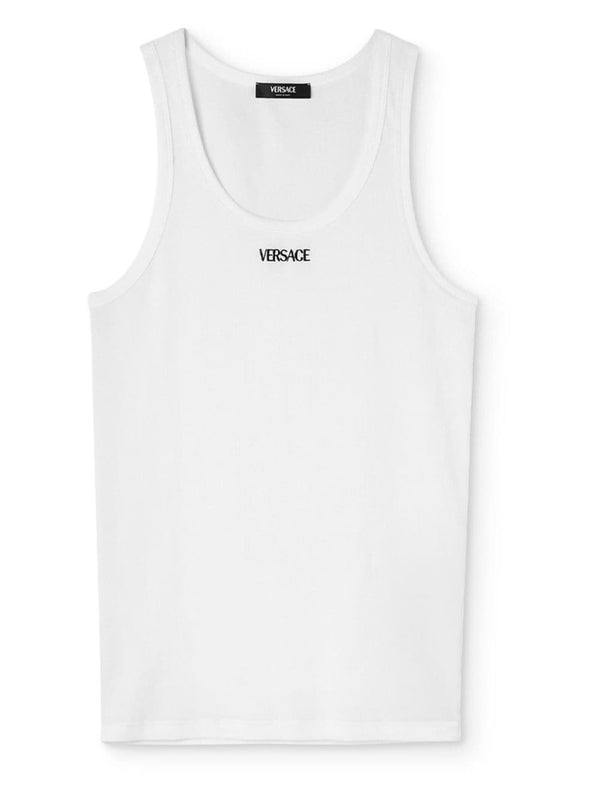 Logo Embroidered Sleeveless