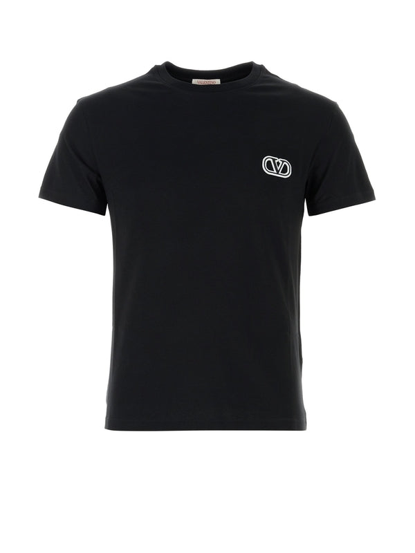 V Logo Printing Short-sleeve T-shirt