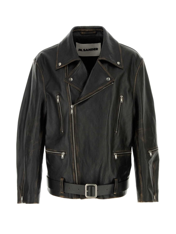 Jil Sander Black Biker