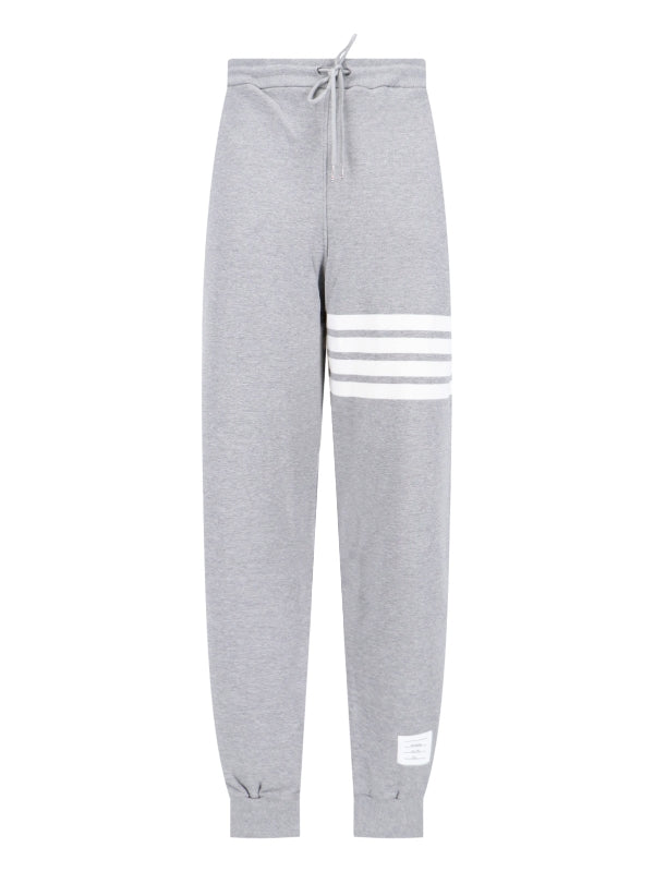 4-Bar Logo Patch Jogger Pants