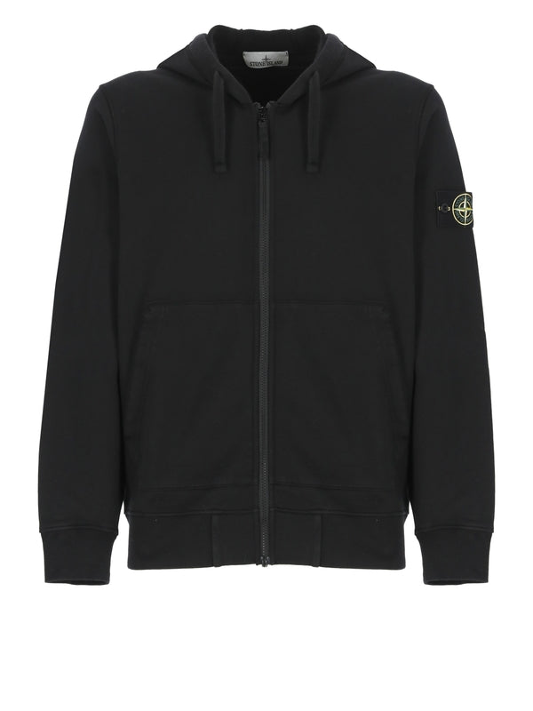 Wappen Patch Cotton Hoodie Zip-Up