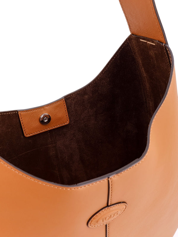 Di Logo Leather Small Shoulder Bag