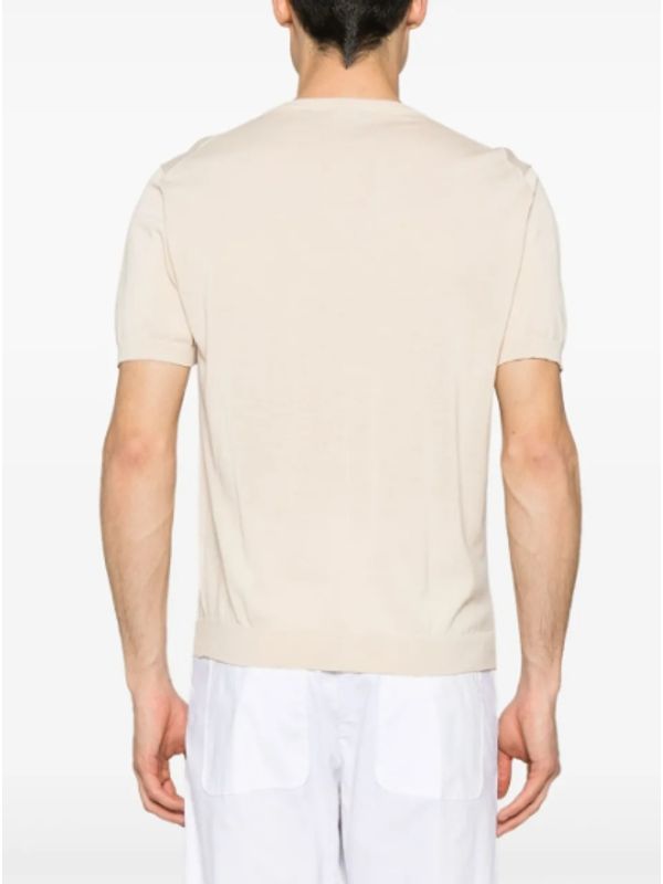 Crewneck Cotton Short Sleeve T-Shirt