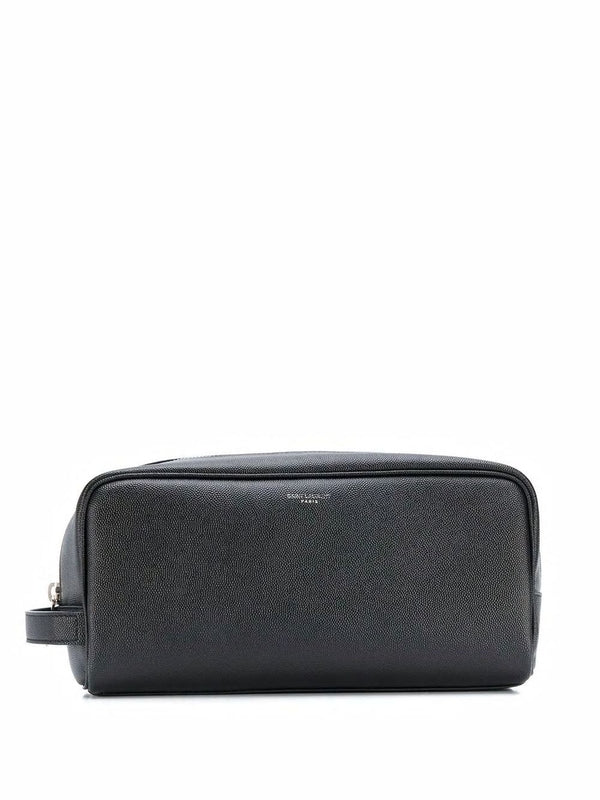 Logo Leather Pouch