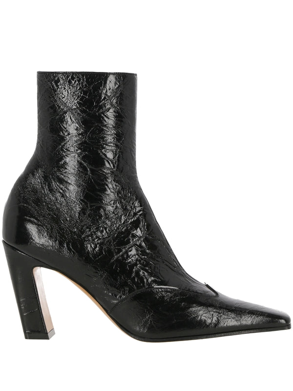 NEVADA Leather Ankle Boots