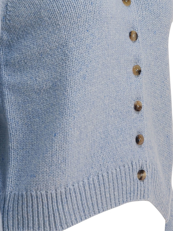 Khaite Blue Cardigans