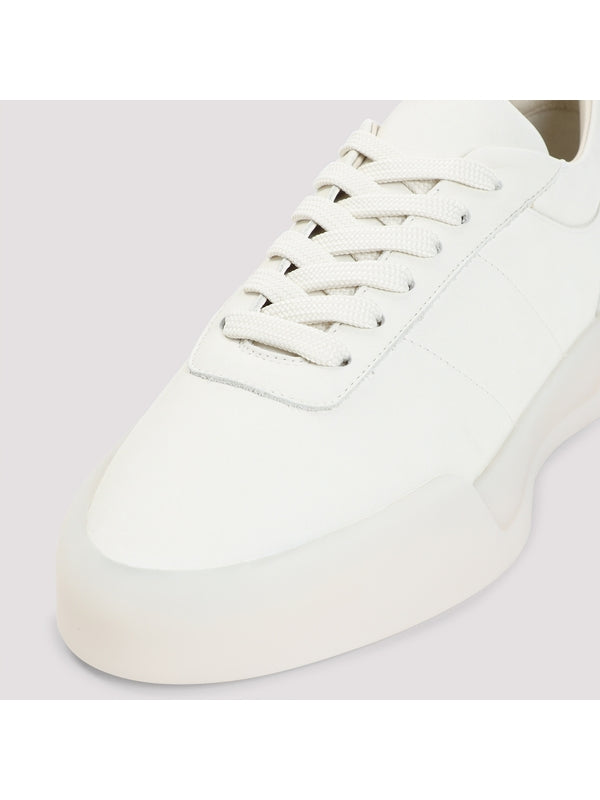 Aerobic Leather Low-Top Sneakers