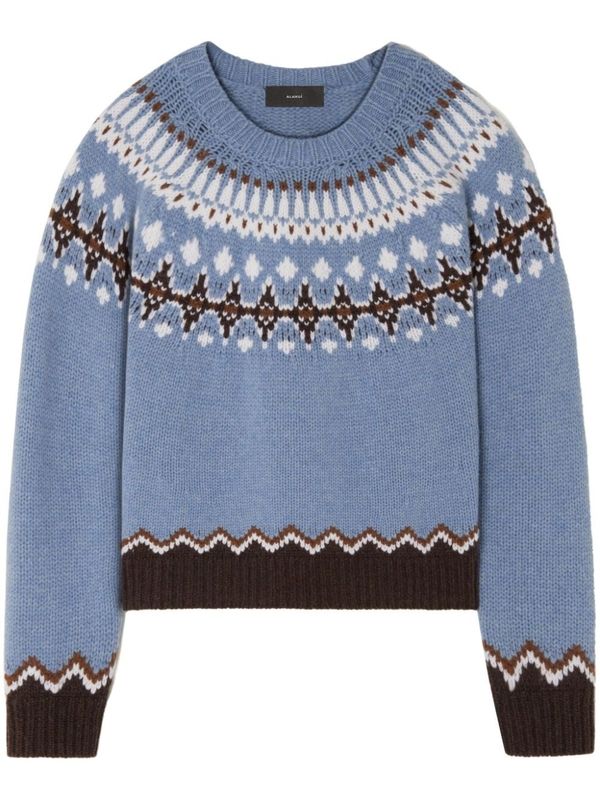 Jacquard Pattern Wool Knit