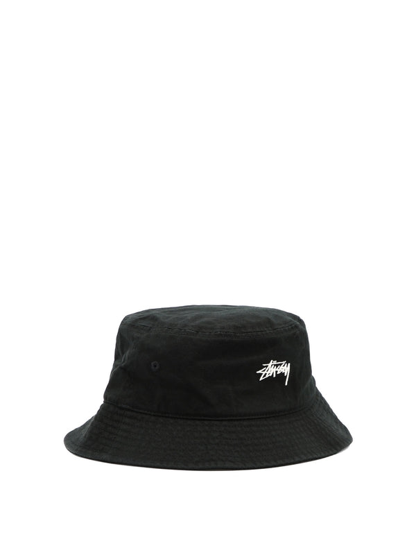 Stussy Stock Black Bucket Hats
