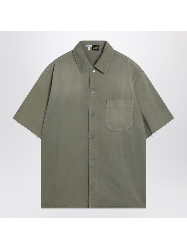 Anagram Embroidered Short-Sleeve Shirt