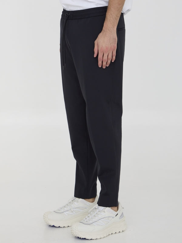 Back Logo Label Casual Pants - Jente