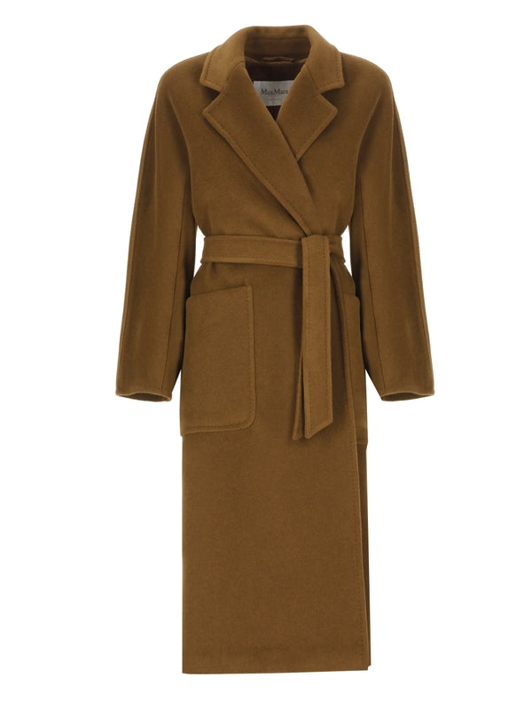 Attuale Belt Camel Coat