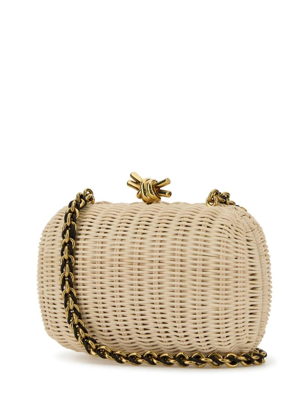 Bottega Veneta Brass Beige Clutch Bags