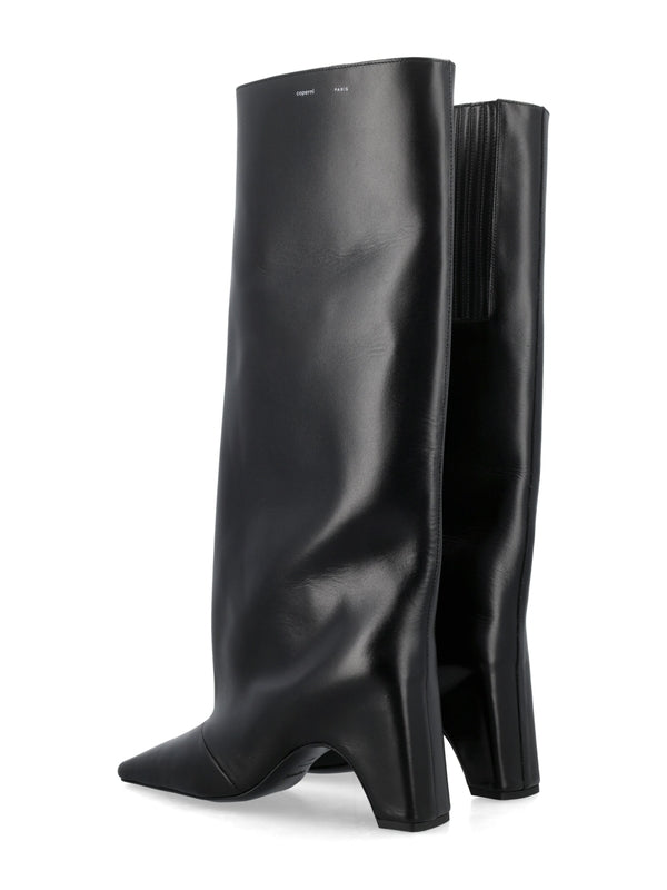 Bridge Leather High Boots