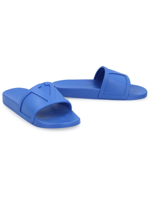 Valentino Blue Slides